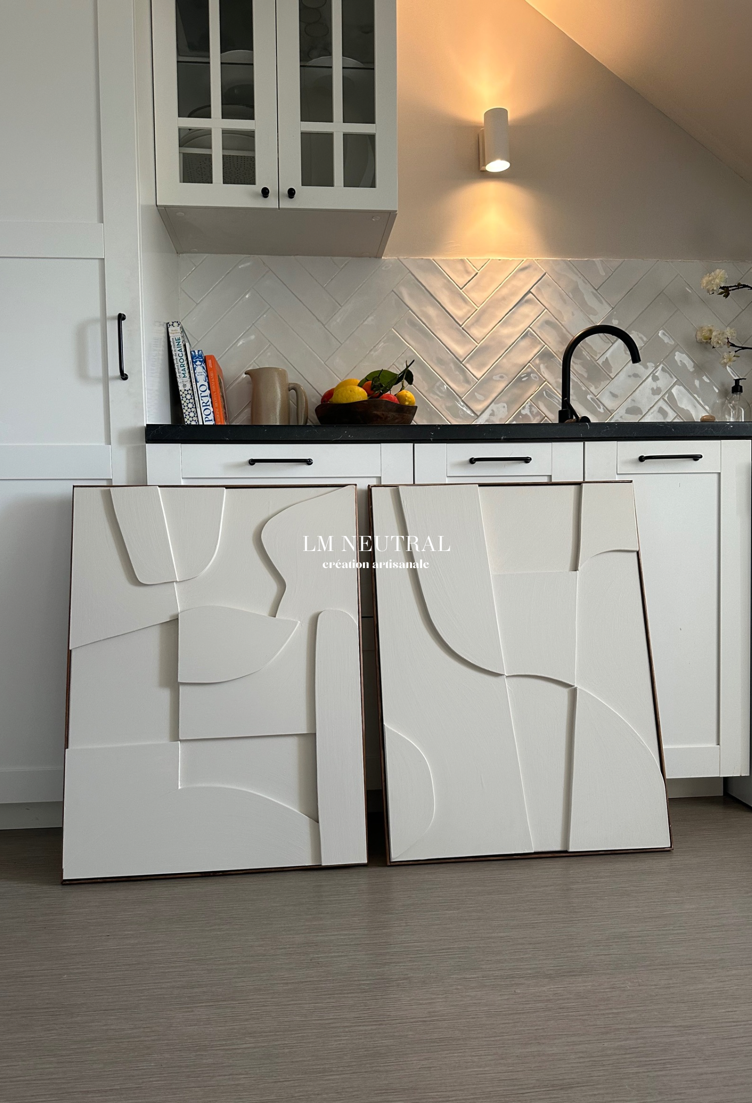 DUO Models Siena & Samara - 3D relief paintings - Set of 2