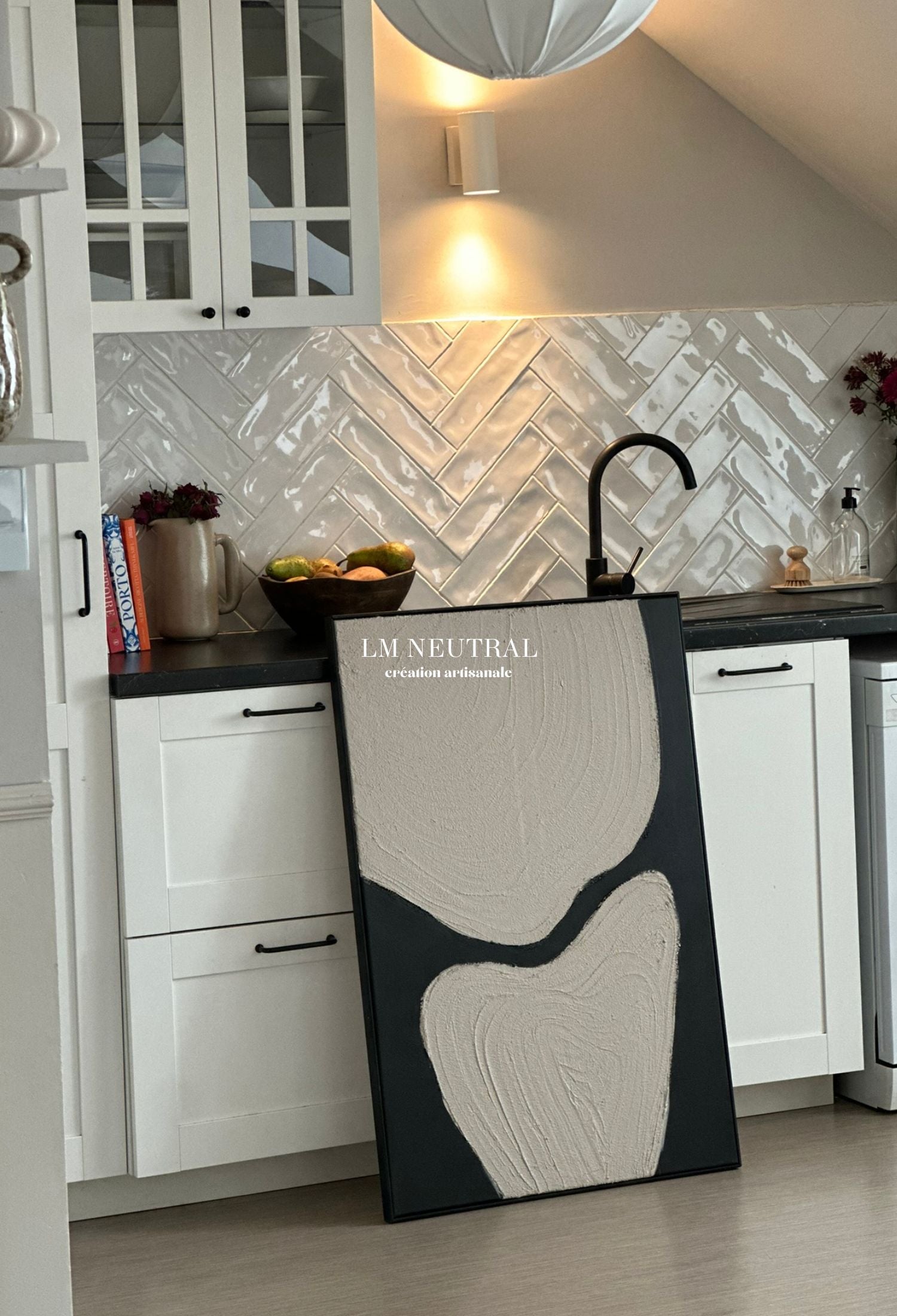 Modèle Nara - Tableau texturé