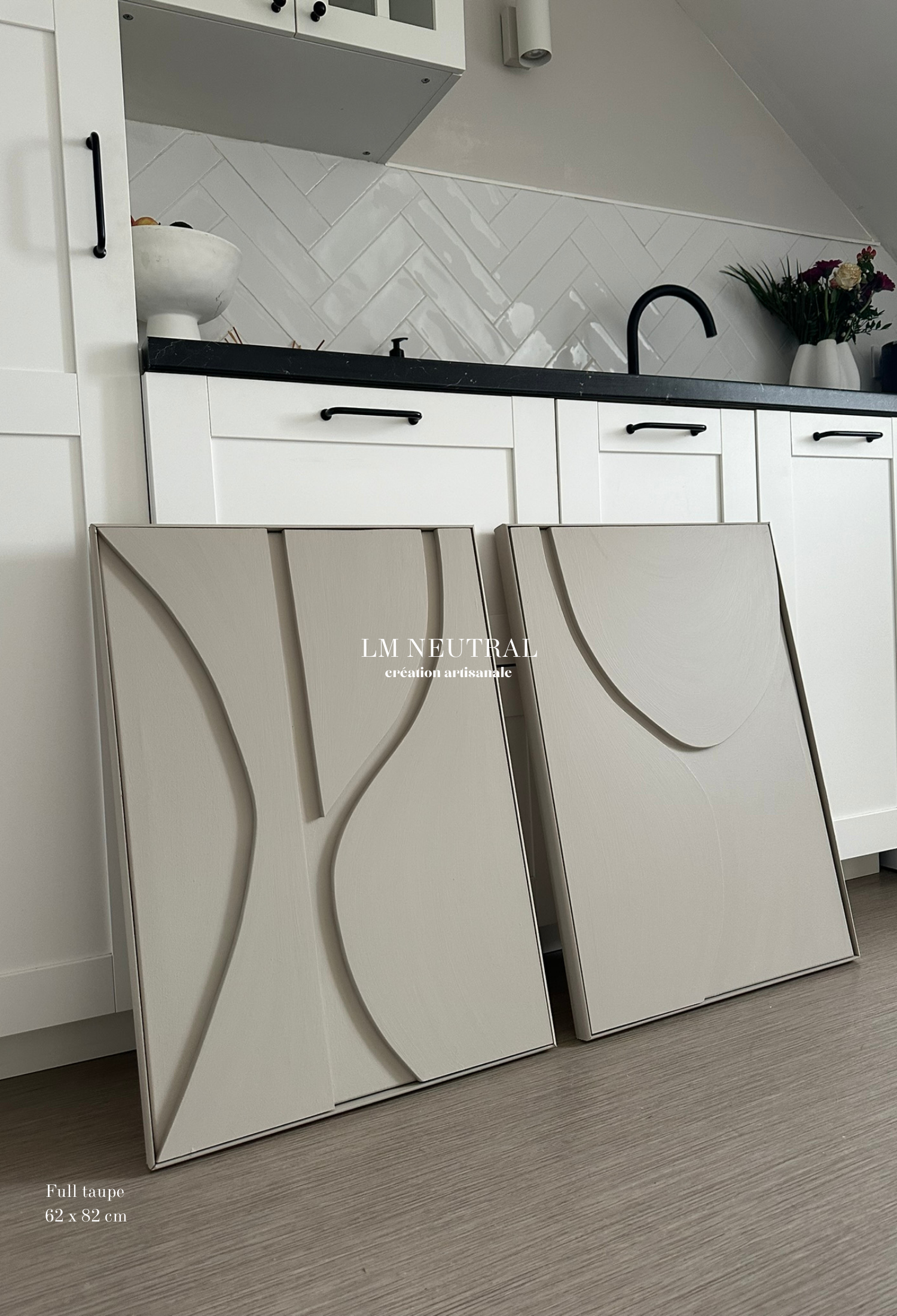 DUO Oslo - 3D relief paintings - Set of 2 