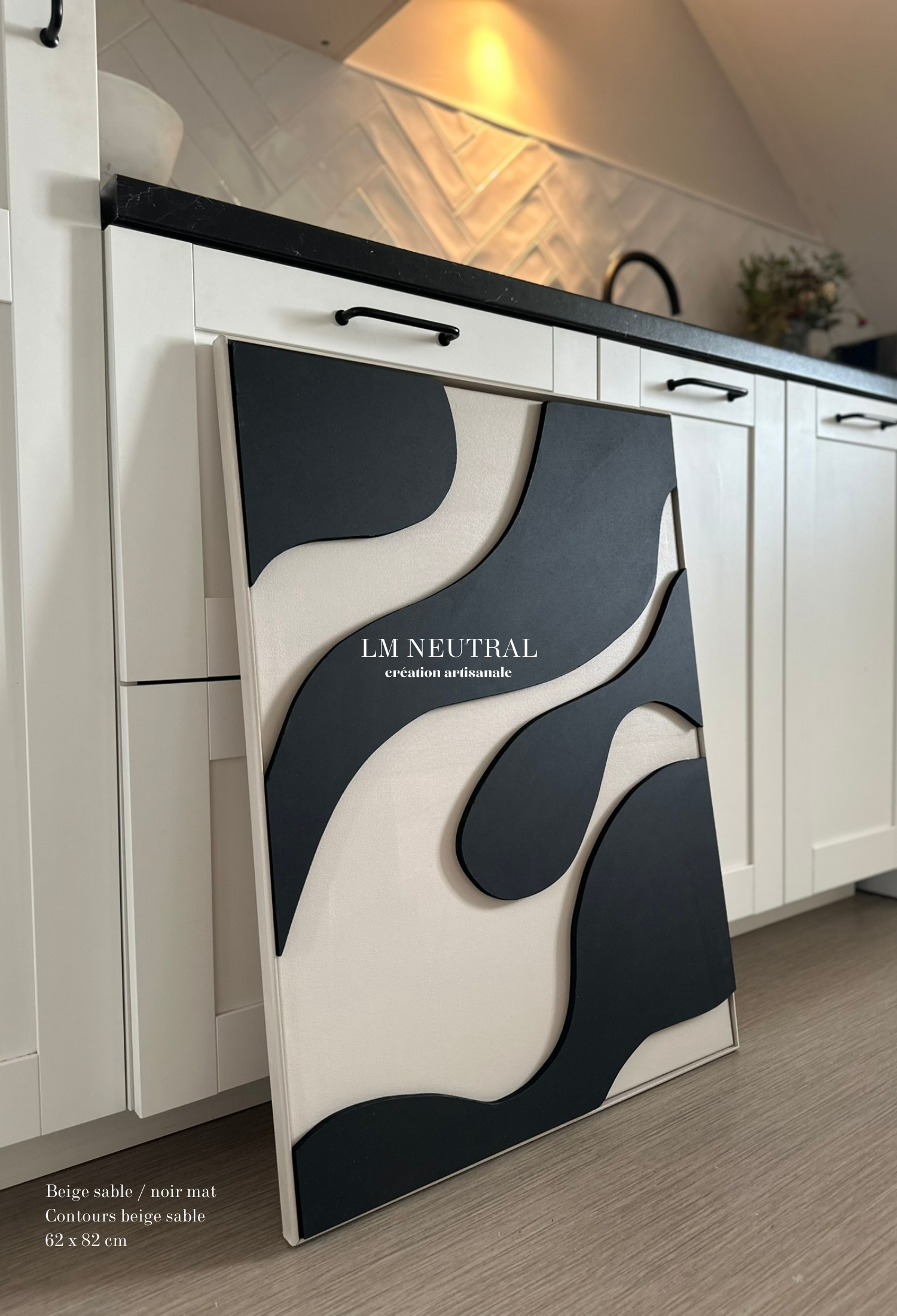 Duo Odessa - Tableaux en relief 3D - Lot de 2