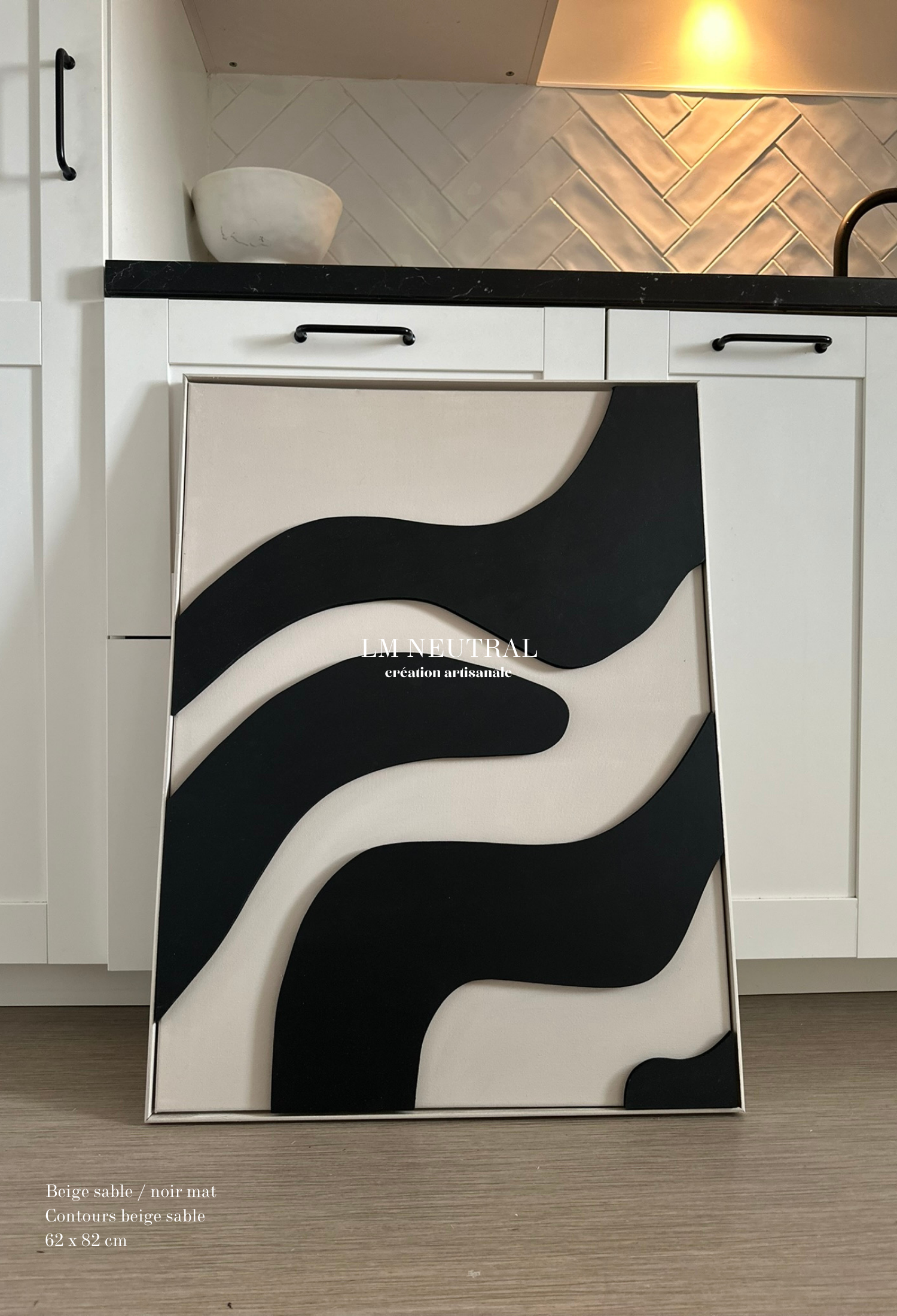 Duo Odessa - Tableaux en relief 3D - Lot de 2