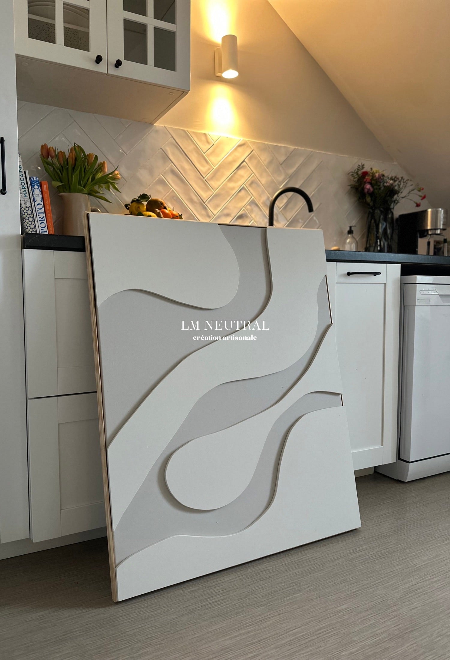 Duo Odessa - Tableaux en relief 3D - Lot de 2